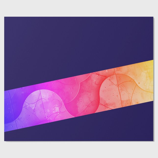 Colourful Abstract Wrapping Paper (Flat)