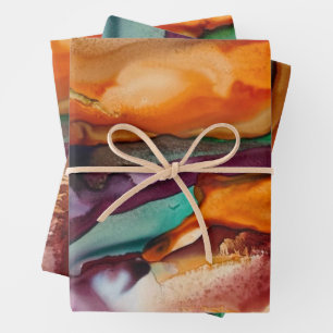 Colourful Abstract Wrapping Paper Sheet