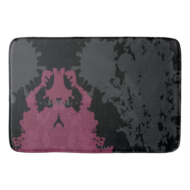 Colourful Abstractions: A Fusion of Splashes Bath Mat (Front)