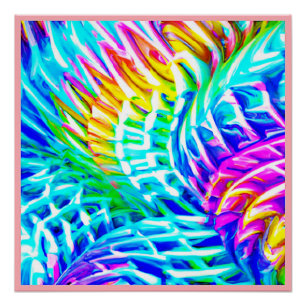 Colourful Abstractions Pattern Poster