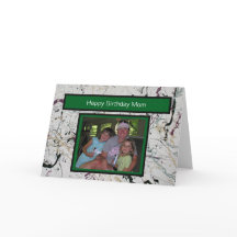 Colourful Abstrract Splatter Painting Birthday or