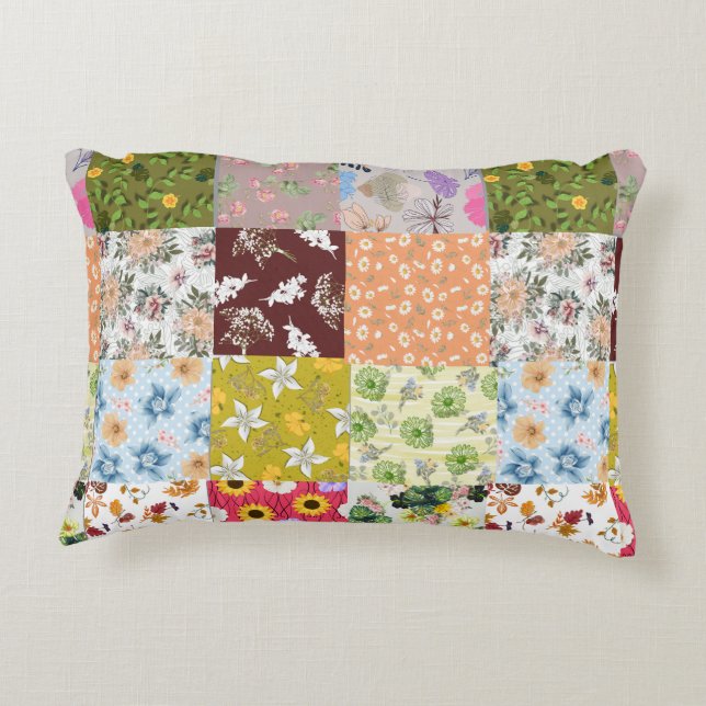 Colourful Accent Pillow (Back)