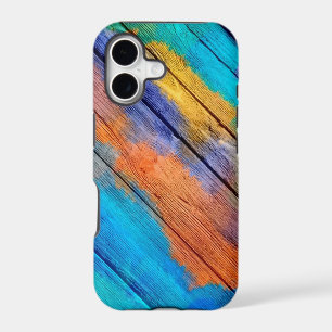 Colourful Acrylic Painting on Wood #3