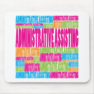 Colourful Administrative Assisting Mouse Pad