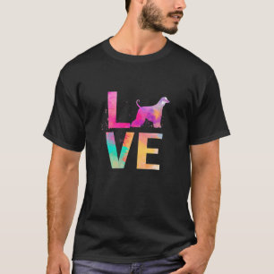 Colourful Afghan Hound Dog Mom Gifts Afghan Hound T-Shirt
