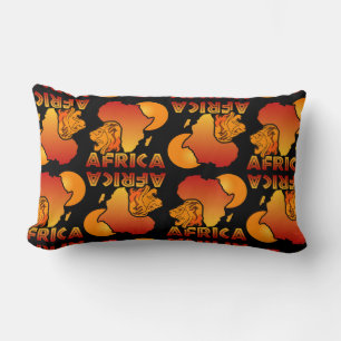 Colourful AFRICA throw pillow