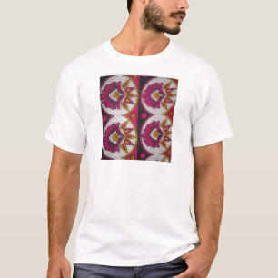 Colourful African Fabric Motif Art Print T-Shirt