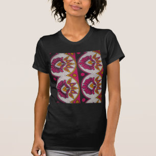 Colourful African Fabric Motif Art Print T-Shirt