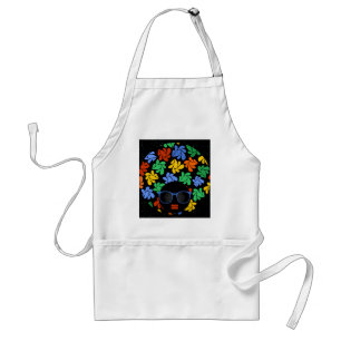 Colourful Afro Love Standard Apron