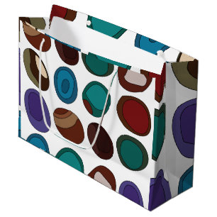 Colourful Agate Stone Crystal Pattern Large Gift Bag