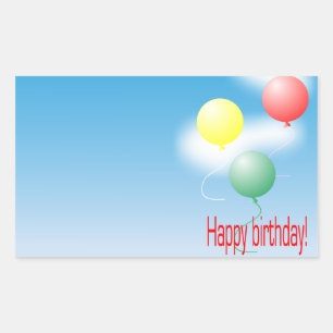 Colourful air balloons sticker