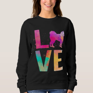 Colourful Alaskan Malamute Dog Mom Gifts Alaskan M Sweatshirt
