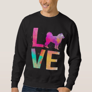 Colourful Alaskan Malamute Dog Mom Gifts Alaskan M Sweatshirt
