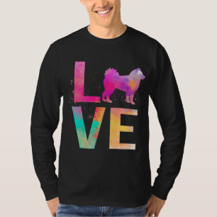 Colourful Alaskan Malamute Dog Mom Gifts Alaskan M T-Shirt