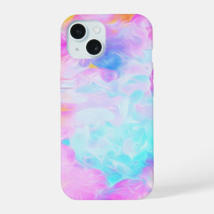 Colourful Alcohol Ink Paint Swirl   Abstract iPhone 15 Case