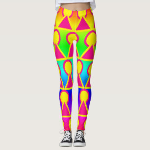 Colourful All-Over-Print Leggings