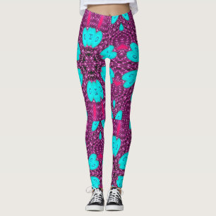 Colourful All-Over-Print Leggings