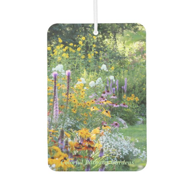 Colourful Along the Pathway! Air Freshener (Front)