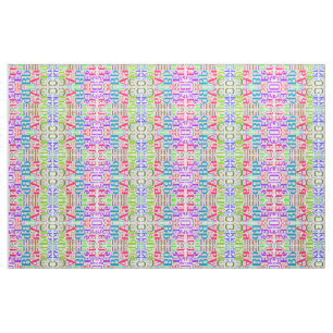 Colourful alphabet fabric
