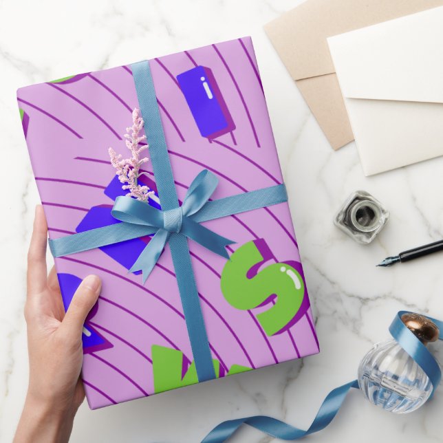 Colourful Alphabet Fun Wrapping Paper (Gifting)