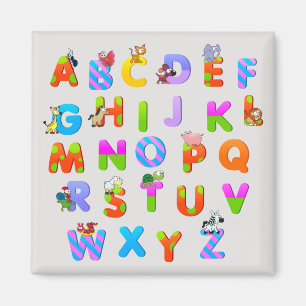 Colourful Alphabetical Letters Magnet
