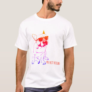 COLOURFUL AMERICAN BULLDOG T-Shirt