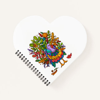 Colourful and amazing funny turkey styled notebook