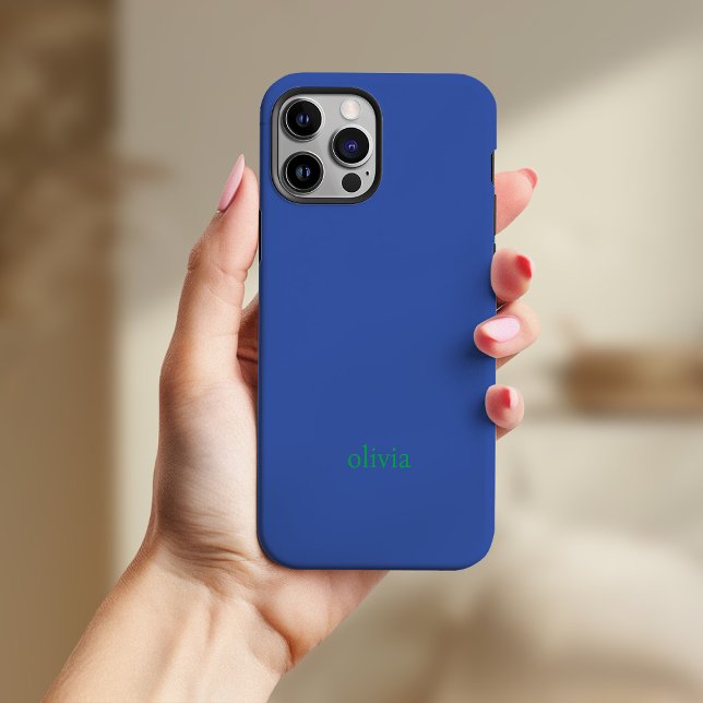 Colourful and Bold | Blue and Green Case-Mate iPhone Case (Creator Uploaded)