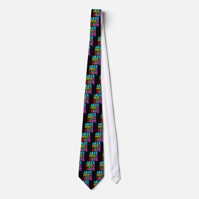 Colourful and cool jazz tie (Front)