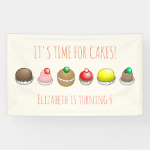 Colourful and delicious cakes