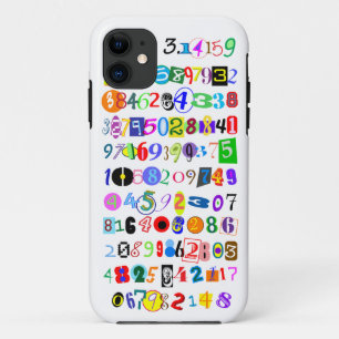 Colourful and Fun Depiction of Pi Calculated iPhone 11 Case