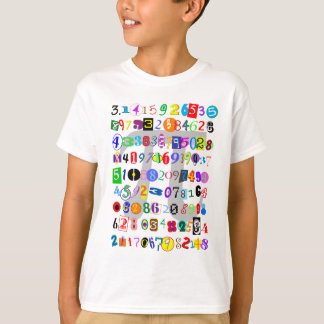 Colourful and Fun Depiction of Pi T-Shirt
