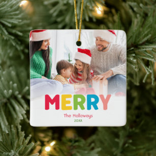 Colourful And Merry Ceramic Ornament