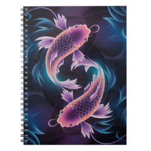 Colourful and Translucent Exotic Fish Aquarium Notebook