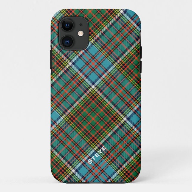 Colourful Anderson Clan Tartan Plaid Case-Mate iPhone Case (Back)