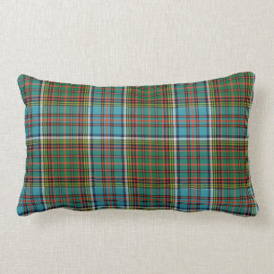 Colourful Anderson Tartan Plaid Lumbar Pillow
