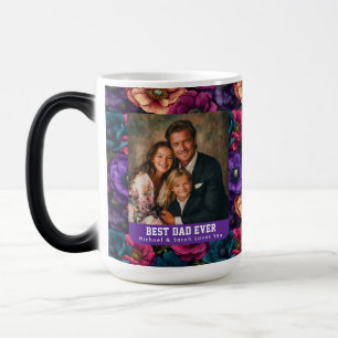 Colourful Anemones Texture Fatherhood Appreciation Magic Mug