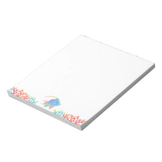 Colourful Angelfish and Coral Notepad