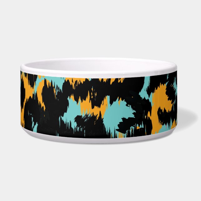 Colourful Animal  Pattern Black Name      (Front)