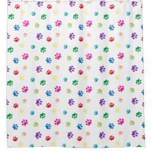 Colourful Animal Paw Prints