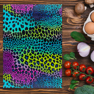 Colourful Animal Print Art Chopping Board