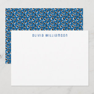 Colourful animal print card