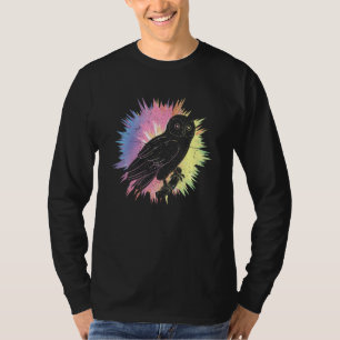 Colourful Animal Wise Bird Forest Owl T-Shirt