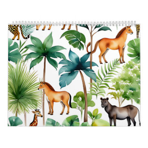 Colourful Animals Calendar