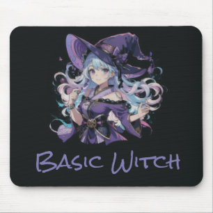 Colourful/Anime/witch/Halloween Mouse Pad