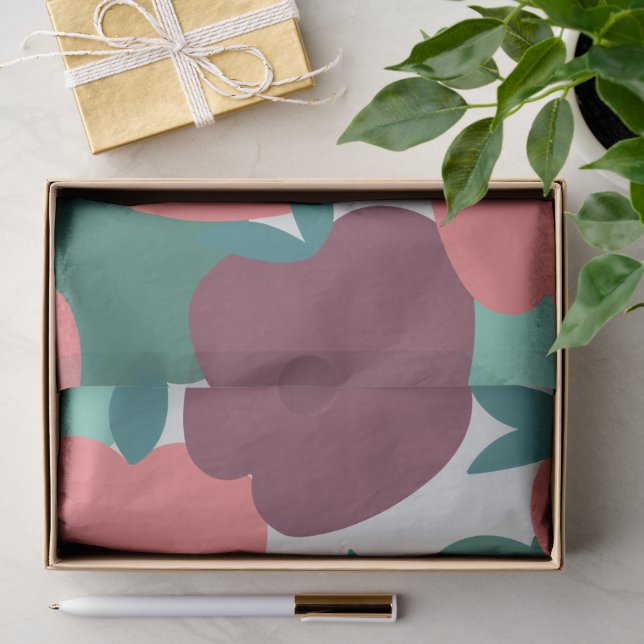 Colourful Apple Fruit Pattern Tissue Paper (Gift)