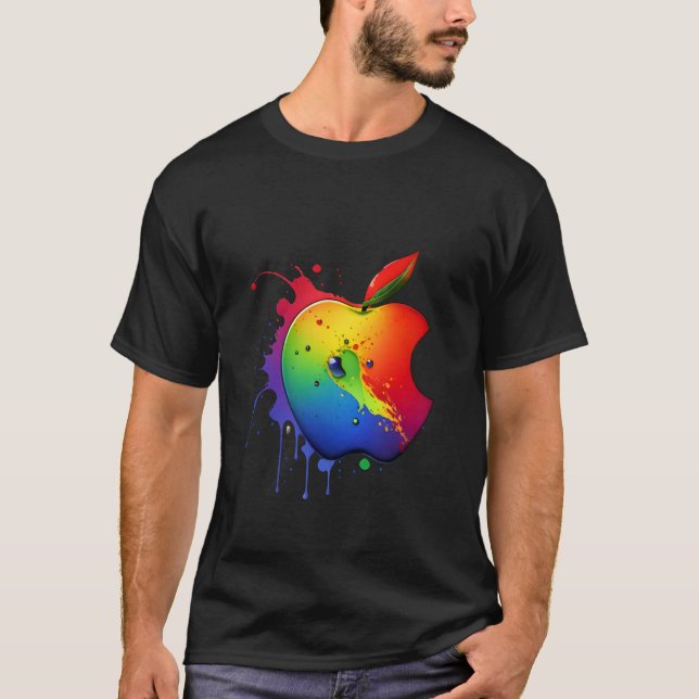 Colourful Apple T-Shirt (Front)