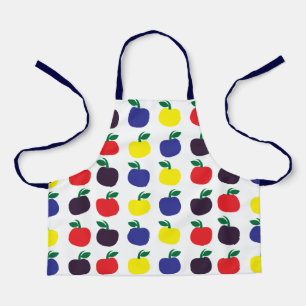 Colourful Apples Fruits Kids Apron