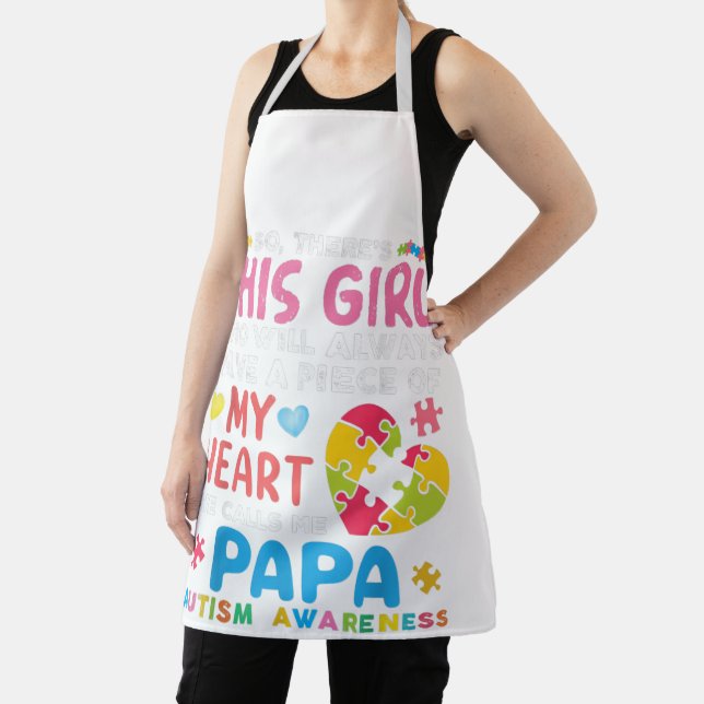 Colourful Apron For Loving Cooking Gift for Her (Insitu)