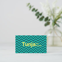 Colourful Aqua Green Yellow Chevron Pattern